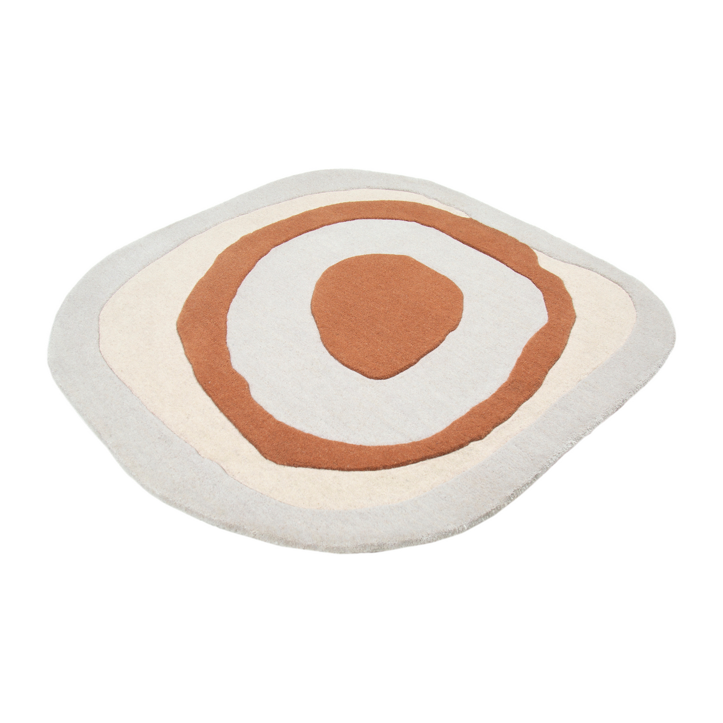 Magic Circle Rug - Brown